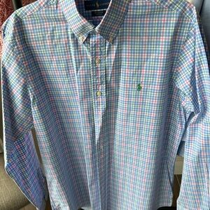 Ralph Lauren Men's Colorful Checkered Shirt